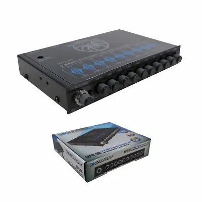 Soundstream MPQ-90 1/2-DIN Car Audio 9-Band Graphic Equalizer Subwoofer Control. • £109.99