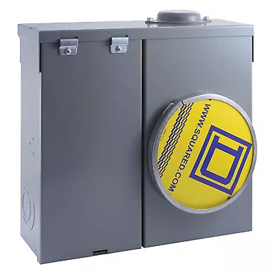 $170.63 • Buy SQUARE D BY SCHNEIDER ELECTRIC CQRB100CP 100-Amp Meter Socket Load Center