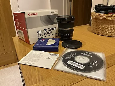 Canon EF-S 10-22mm F/3.5-4.5 USM Lens - Black • £195