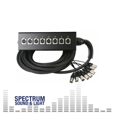 £81.45 • Buy Pulse Audio Multicore 8/0 XLR 20M. [DP31042] Stage Box Snake Multi, Core, Cable,