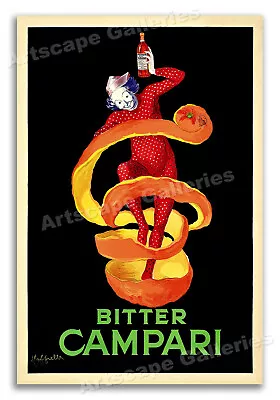 Campari Bitter - 1921 Leonetto Cappiello - Vintage Alcohol Liquor Poster - 20x30 • $18.95