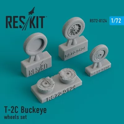 1/72 Reskit RS72-0124 T-2C Buckeye Wheels Set • $12