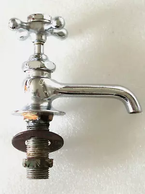 Antique Mueller Faucet Solid Brass & Chrome Hot • $18.75