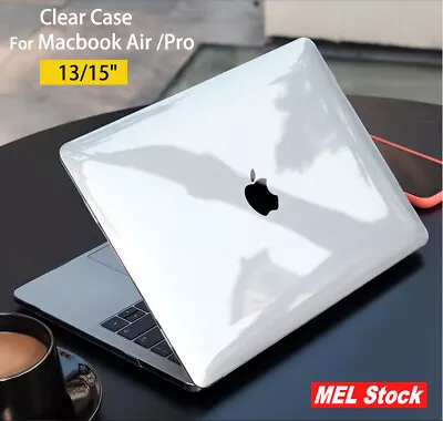 Glossy Crytsal Clear Case For Macbook Air Pro 13 15 A2337 A2338 A2251 M1 CHIP • $8.99