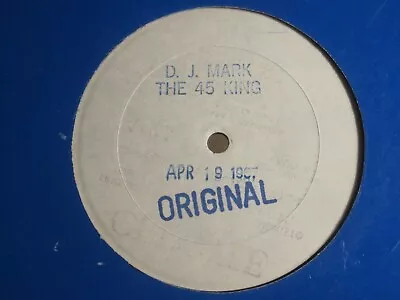 Dj Mark The 45 King Drum Machine / Latee 12  '87 Jb-002 Test Press Mega Rare Vg+ • $299.99