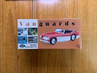 Vanguards Corgi 1:43 Austin Henley Red & White VA51000 • £10