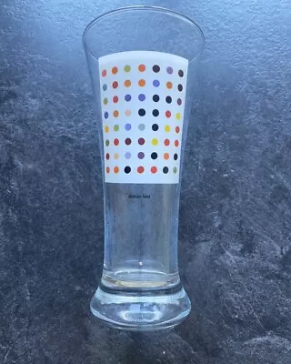 DAMIEN HIRST 'Opium Spot' Classic 1/2 Pint Glass By Becks Limited Edition • £5