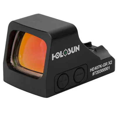 Holosun HE407K-GR X2 Green Reticle 6MOA Shake Awake Open Reflex Red Dot Sight • $239.99
