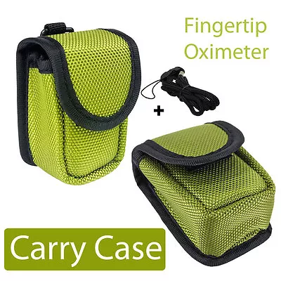 Finger Pulse Oximeter Oxymeter SPO2 Monitor Portable Quality EVA Carry Case • $9