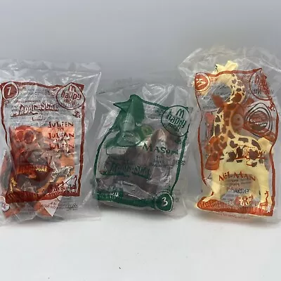 3 McDonald’s 2008 Madagascar 2 Toys #3 7 8 Happy Meal Toys Melman Julien Mason • $8.99