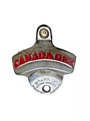 Canada Dry Wall/Cooler Mount Bottle Cap Opener Starr “X” VTG MADE IN USA • $19.99