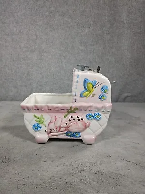 Vintage Ceramic Musical Cradle Planter My Neil • $19.98