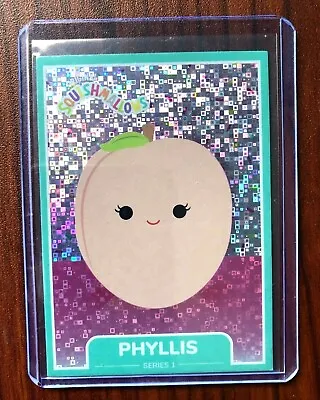 Squishmallow Series 1 Trading Card PHYLLIS X-Fractor Holo Foil Refractor #97 • $59.36