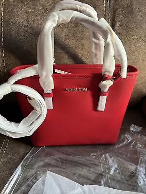 Michael Kors Jet Set Travel Extra-Small Logo Top-Zip Tote Bag • $89