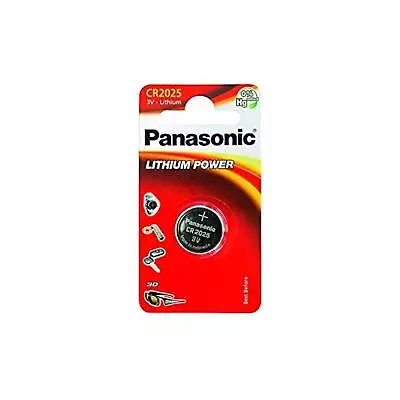 Panasonic CR2025 Lithium Coin Cell Battery • £3.27