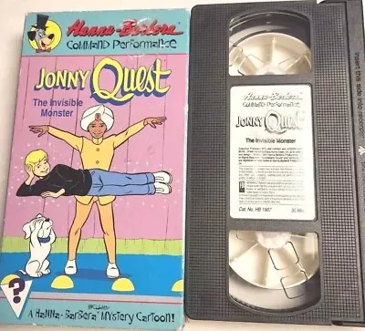 Hanna-Barbera JONNY QUEST The Invisible Monster VHS Animated Slipcover Vintage • $7.31