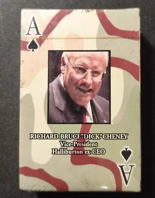 Dick Cheney Vice President Military Playing Card Deck Sealed Halliburton Ex-ceo  • $12