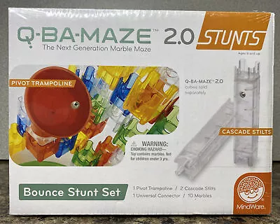 Mindware Q-BA-MAZE 2.0 Bounce Stunt Set Marble NEW SEALED • $16.99