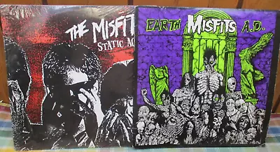 The MISFITS - Two 33 RPM Record Albums: Earth A. D. & Static Age • $22.50