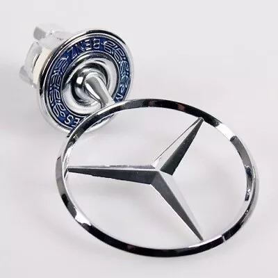 For MERCEDES BONNET HOOD LOGO EMBLEM BADGE For W124 W202 W203 W208 W210 / 44MM • $19.97