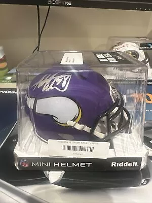 Adrian Peterson Vikings Authentic Autographed/Signed Mini Helmet • $90