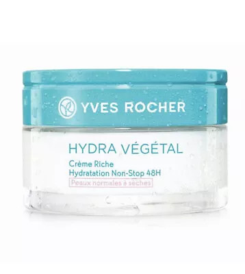 $41.12 • Buy Yves Rocher 48H Non-Stop Moisturizing Rich Cream Normal To Dry Skin 1.6 Oz/50 Ml