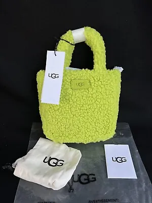 UGG Maribel Mini Bag Sherpa Handbag With Crossbody Strap&Dust Bag Neon Green New • $109