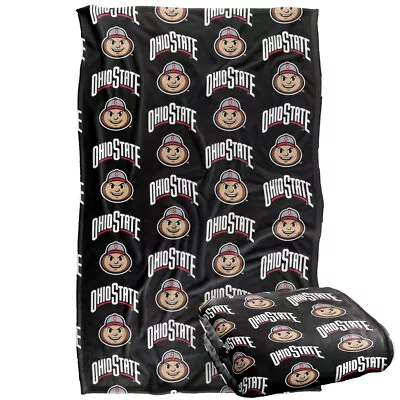 The Ohio State University BrutUS Pattern Silky Touch Super Soft Throw Blanket • $49.99