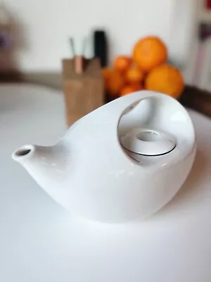 Robert Steven Witkoff Modernist White Teapot 1960s Modern Japan MCM • $65