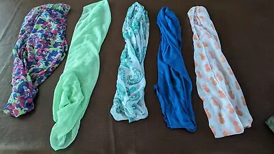 Lot Of 10 Pre-owned Assorted Infiniti Scarves Inc. Free Shipping • $24.99