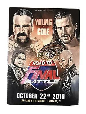 £17.99 • Buy ROH Pro Wrestling ROAD TO FINAL BATTLE 2016 DVD Pwg Ring Of Honour