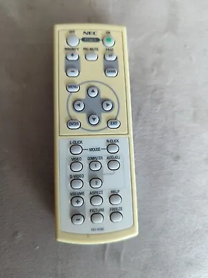 NEC RD-409E Projector Remote Control No Battery Cover  • £7.20