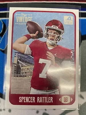 Spencer Rattler 2021 Onyx Vintage College Football Arc Rookie Card • $3.99