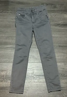 Salsa Secret Push In Skinny Jeans Stretch Super Skinny Grey Size W29 L30 Size 9 • £24.99