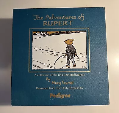 2001 Limited Reissue Mary Tourtel - Adventures Of Rupert Set Of 4 Books 1920s • £18