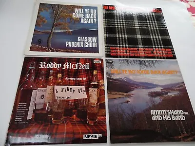 £10 • Buy FOUR TRAD. SCOTTISH ALBUMS .12  33rpm VINYL LP RECORDS .INCL.JIMMY SHAND JNR .