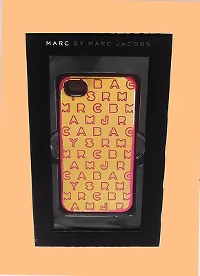  MARC By Marc Jacobs Metallic Gold Signature IPhone 4/4s Cover Case Msrp $38   • $3.58