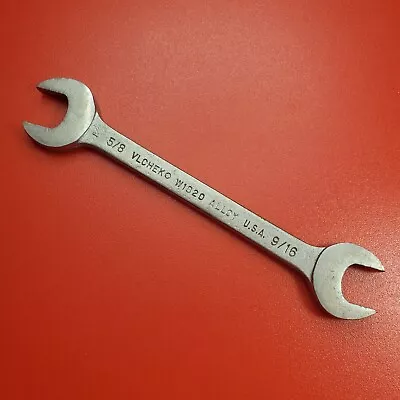 VLCHEK W1820 5/8  X 9/16” Open End Wrench Alloy Made In U.S.A. Vintage • $4.98