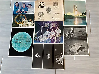 Lot 6 Vintage 11x14 - Apollo 13 14 15 SPACE PHOTOS Astronauts Mission Moon • $27.30