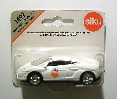 £8.79 • Buy SIKU 1497 Miniature LAMBORGHINI GALLARDO Charity Special Release - 7.5cm Long 