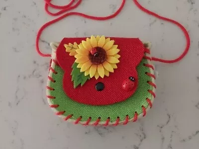 Girls Small  Floral Flowers And Ladybird Bag Festival Party • £5