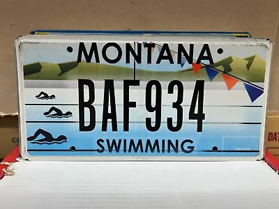 Missoula Swimming Inc Montana License Plate • $8