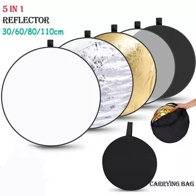 Multi-Disc Photo Studio 5 In 1 Light Diffuser Collapsible Reflector Photography • $14.14