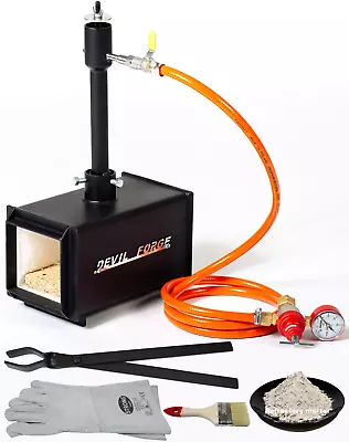 £147.04 • Buy DFPROF1 GAS PROPANE FORGE Furnace Burner Knife Making Blacksmith Farrier