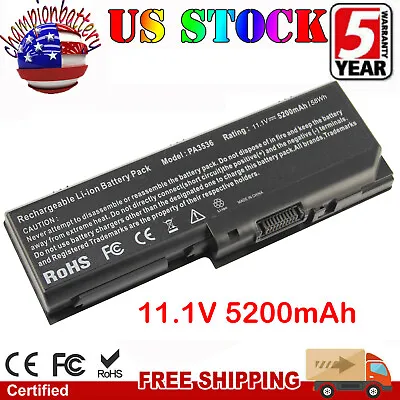 Battery For TOSHIBA Satellite L350 L355 P200 P300 X205 PA3536U-1BRS PA3537U-1BRS • $17.99