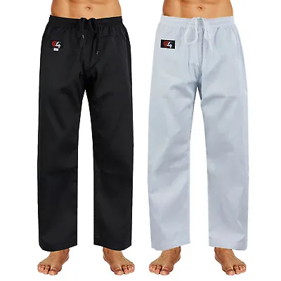 Karate Pants Trousers Adult Martial Arts Student Uniform Suit GI Aikido Kung Fu • $19.99