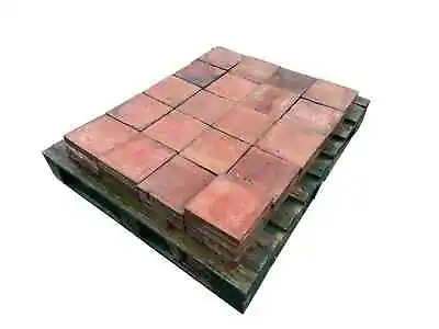 Batch Of 60 Reclaimed Terracotta Quarry Floor Tiles - Quarries Flooring - Red • £265