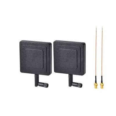 8dBi 5.8GHz SMA Male Antenna Omni WiFi Panel Screw-On Swivel For IP Camera 2pcs • $13.79