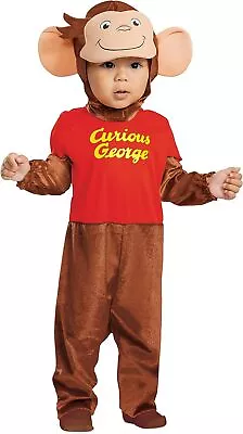 Curious George Toddler Baby Monkey Animal Fancy Dress Up Halloween Child Costume • $40.57