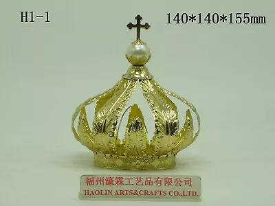 Holy Crown With Cross For Virgin Mary Madonna Jesus Statue Saint 6.1 H H1 -1 • $116